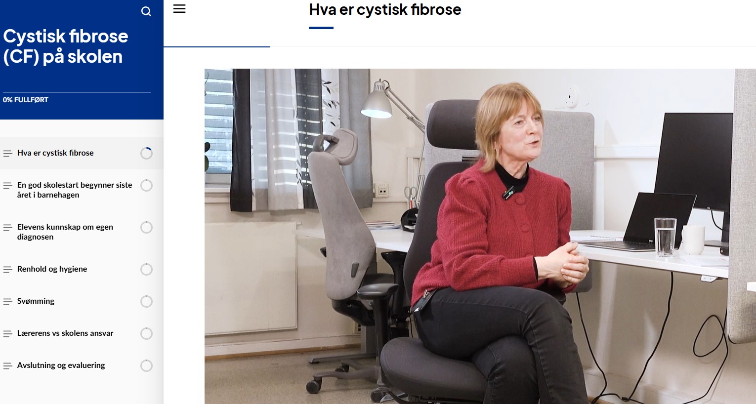 Cystisk fibrose på skolen